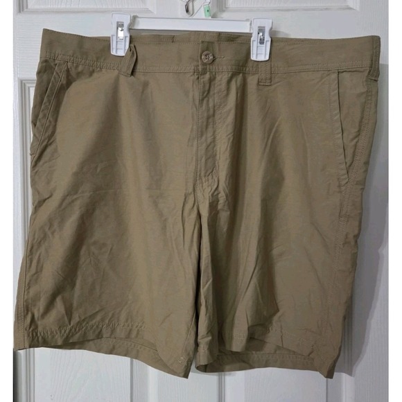 Columbia Other - Columbia Shorts Mens 40 Beige Khaki Tan Cotton Fishing Hiking Camping Trail